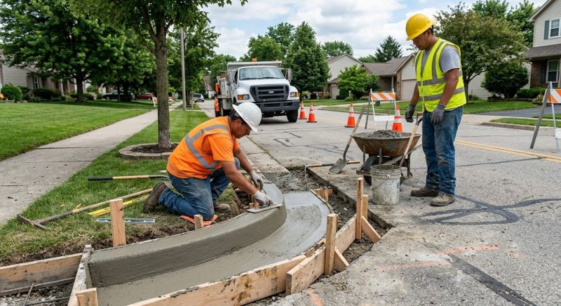 Street Curb Repair Service