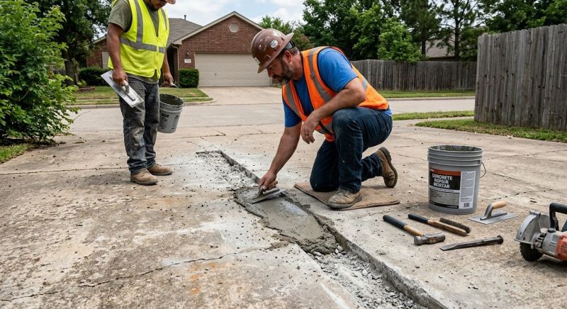 Garage Slab Repair in Des Moines, IA