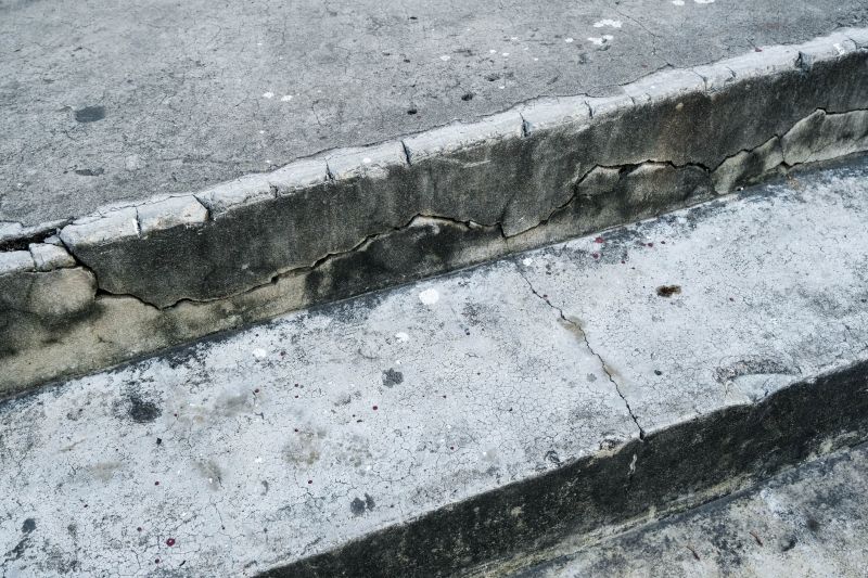 Damaged Curb Sections